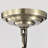 Sloane 3 - Light Gold Single Pendant
