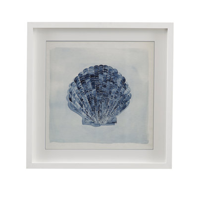 «Blue Treasure I», reproduction encadrée