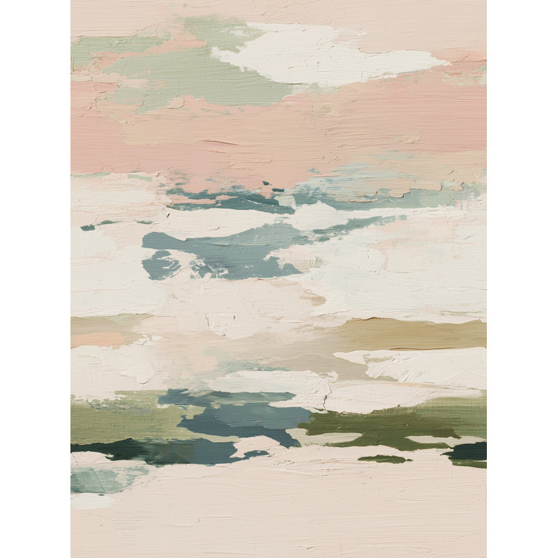 Papier peint abstrait paysage serein