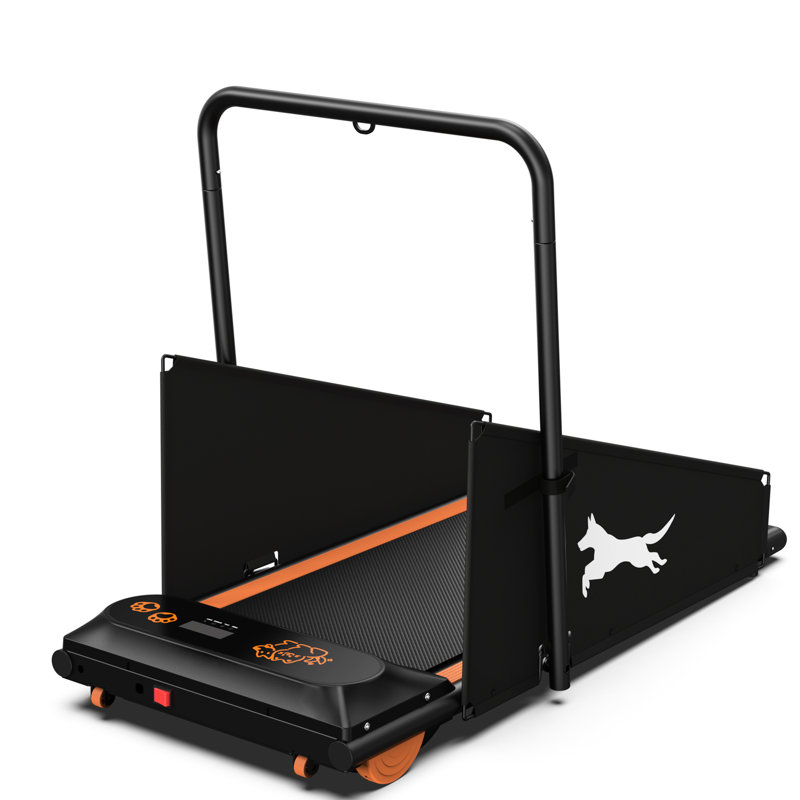 Tapis roulant pour chien pour la santé des animaux de compagnie actifs - 1 plage de vitesse de 10 km / h, moteur de 1,5 ch, faible bruit, écran multifonctionnel, puissance de bruit des chiens de petite et moyenne taille de 42 lb, 0,5 6,5 mph, affichage 