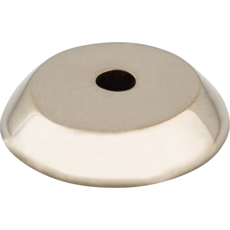 Aspen II Round  Backplate, 0.875" H x 0.875" W x 0.19" D, Polished Nickel