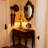 15 Inch High Artistic Cat-shaped Stained Glass Table Lamp; Tiffany Style Bedside Lamp