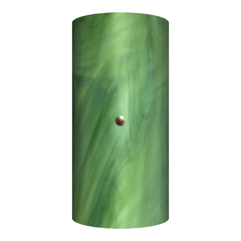 Plafonnier encastré 2 lumières narrow Nishimura, Vert gazon