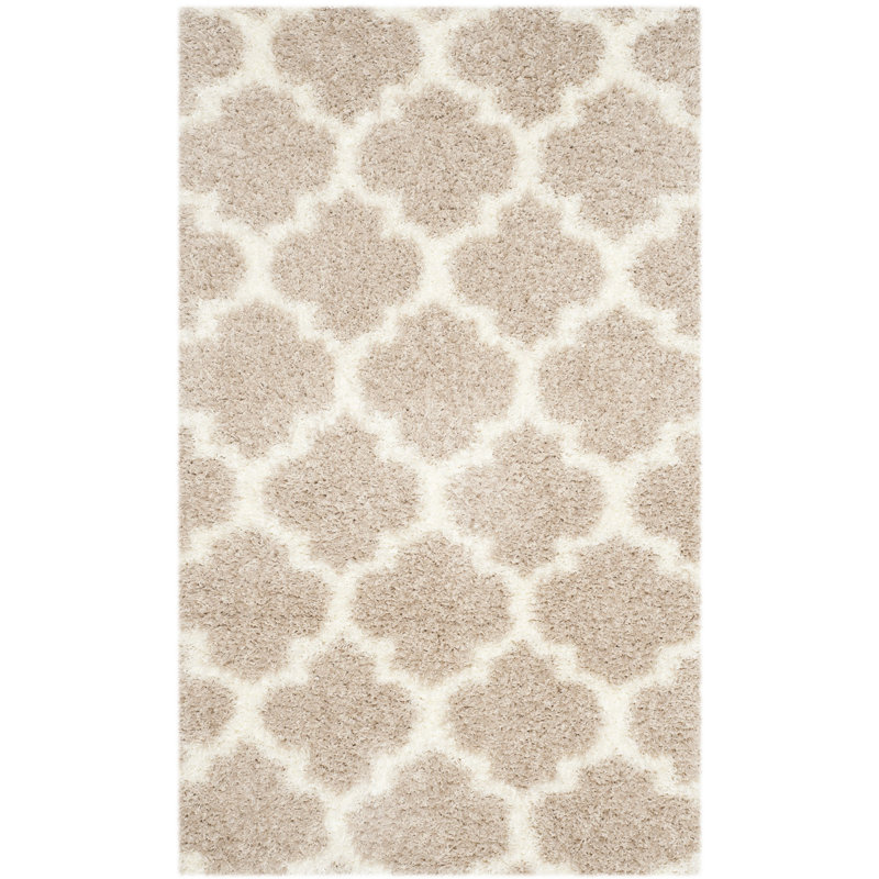 Bertl Sgm-Montreal Shag Performance Geometric Rug, Rectangle 3' x 5'