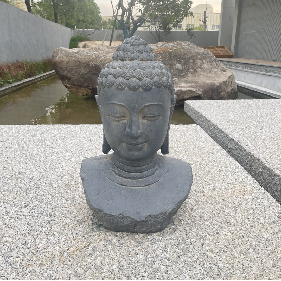 Serenity Enlightened Zen Buddha Head Statue Hi-Line Gift Ltd.