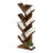 Korou Wood Geometric Bookcase-95356618-95356617