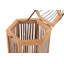 2 Piece Wood Wall Lantern Set