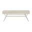 Banc contemporain tapissier Beige