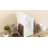 Modern Rustic Wood Non-Skid Bookends