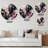 Black Gold Marble Splash II - Abstract Marble Round Wall Art on Metal-88599394