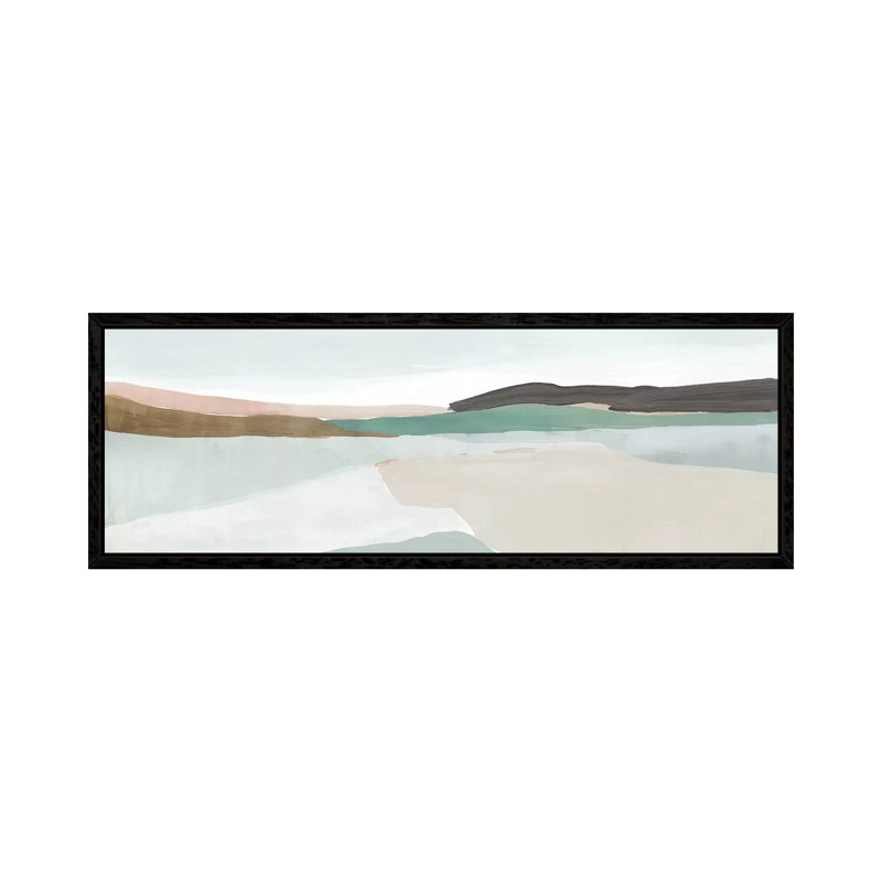 Sole Of The Land I by Isabelle Z - Panoramic Painting on Canvas, Black Framed, 152.4 cm H x 50.8 cm W