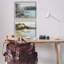 «Boat Lakeshore Landscape», ensemble de 2 giclées par Jane Slivka-1184684659-1184684656