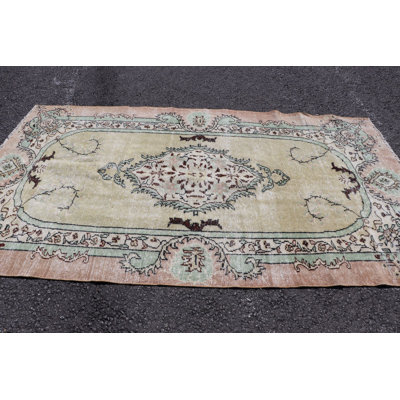 Handcrafted Oushak Rug Perfect For Enhancing The Aesthetic Appeal Of Your Living Room