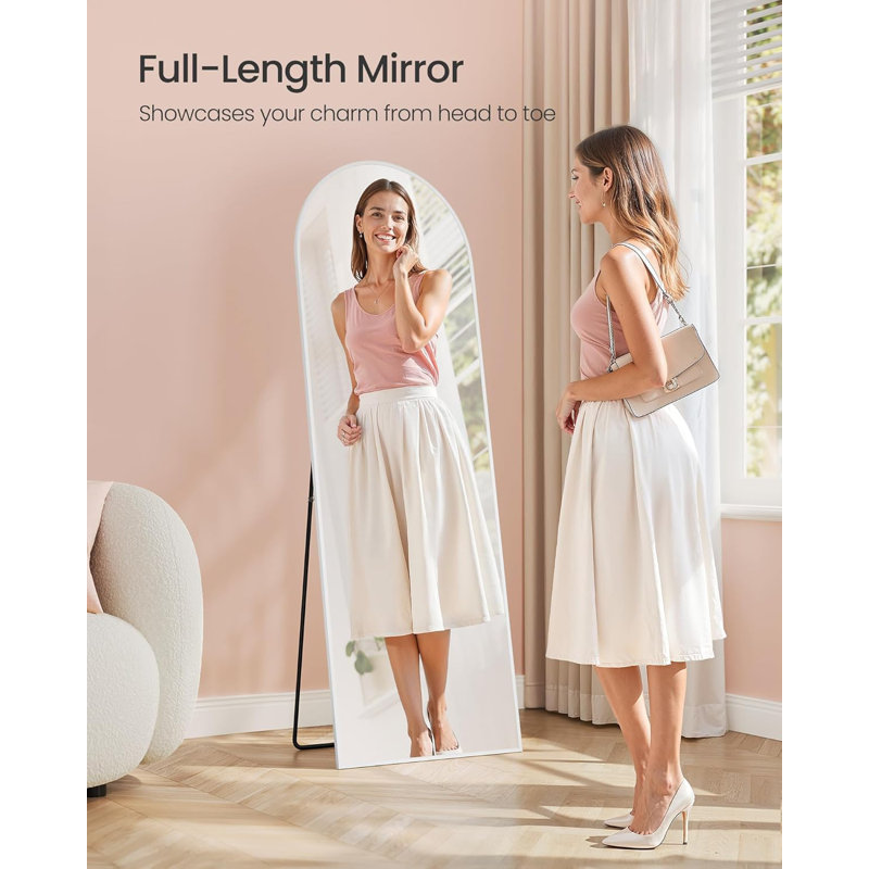 Glass Rectangle Floor Mirror