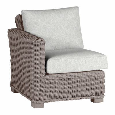 Rustic Woven Sectional Left