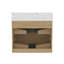 Ensemble de meuble-lavabo mural 30 po avec lavabo Dyerville