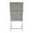 Element Modern Velvet Upholstered Stainless Steel Dining Side Chair in Steel-36731272