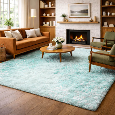 Tapis à poil long de qualité supérieure lavable à la machine ADS673