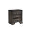 Table de chevet 2 tiroirs 1pc