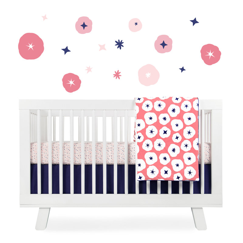 In Bloom 4 Piece Crib Bedding Set