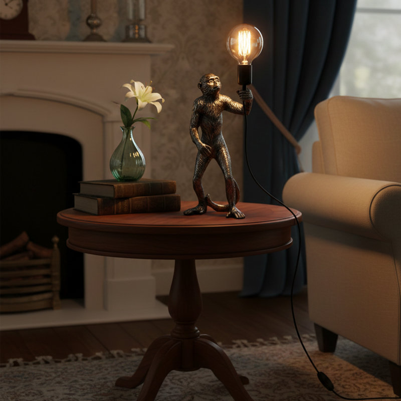 Auerbach 18" Monkey Novelty Table Lamp