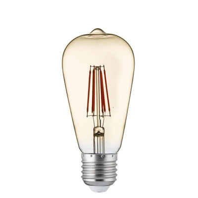 FILAMENT ST64 LED SMOKE BULB 4W 27000K