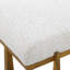 Uttermost Midas Antique Gold Bench