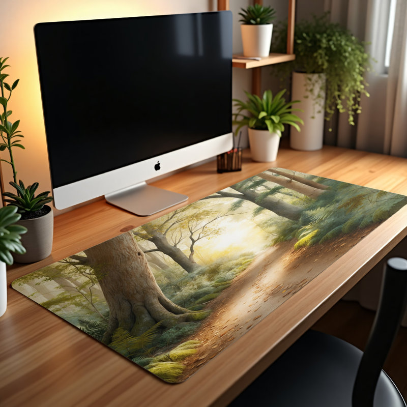Polyester Desk Pad, 14.4x12.1