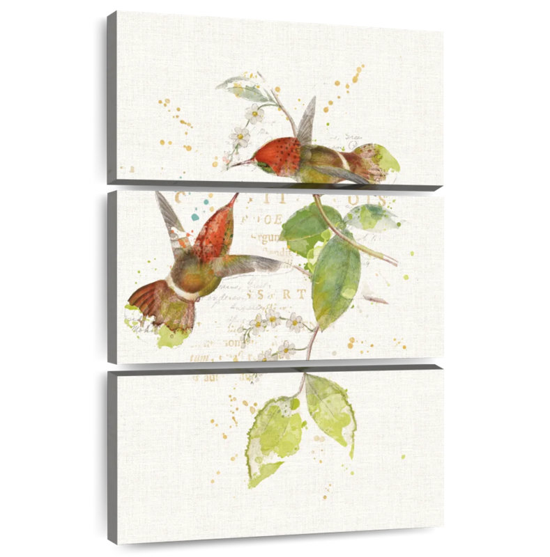 Colibris colorés Brampt II, H 32 po x l 20 po