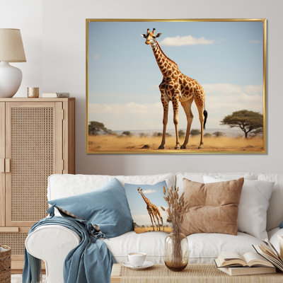 " Giraffe Gentle Horizon "