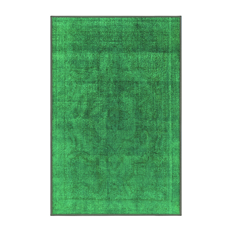 Estis Washable Oriental Indoor Rug, Rectangle 5' x 8'