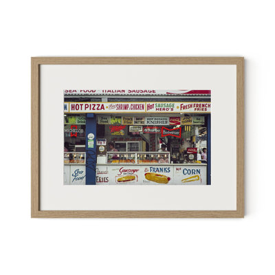 Coney Island Snacks Framed Photographic Print