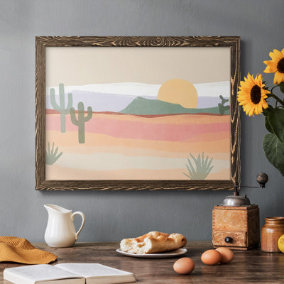 Cactus Plateau I, reproduction d'art sur toile