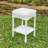 Square Metal Outdoor Side Table , 12'' in. W 12'' in. D-115952512