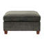 Canapé modulaire contemporain en chenille gris de 6 pièces comprenant 3 canapés d'angle, 2 fauteuils sans accoudoirs et 1 canapé spacieux de 6 pièces avec coins modernes et modernes