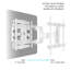 ONKRON Single Screen Wall Mount