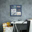 «Lakeside Days 7 Blue» par Laura Marshall, art mural sur toile-62297217