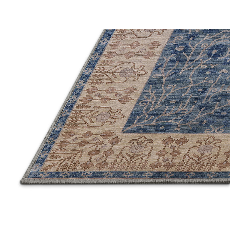 Tapis 100% moderne de style Mid-Century 2276 lavable à la machine, Rectangle de 2 pi x 3 pi