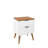 Alice Nightstand 2 Drawer with Solid Wood - Add a touch of charm and elegance to your space-79425342