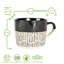 Nicola Spring - Spotted Rim Stoneware Coffee Mug -60545463