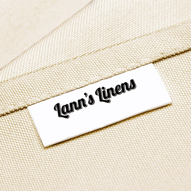Ivory Round Polyester Tablecloth Set for Weddings and Banquets