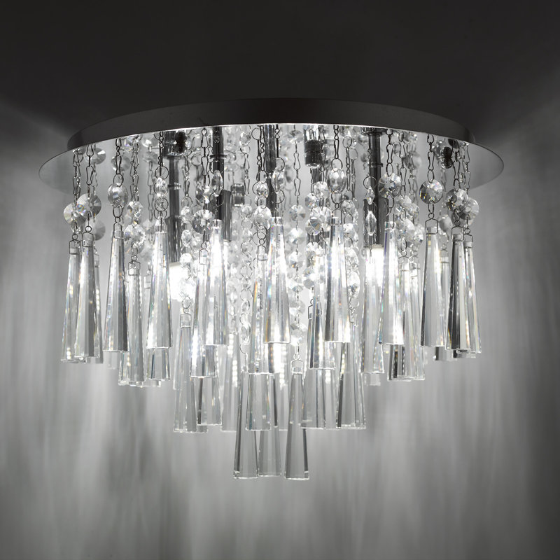 Azella Crystal Flush Mount