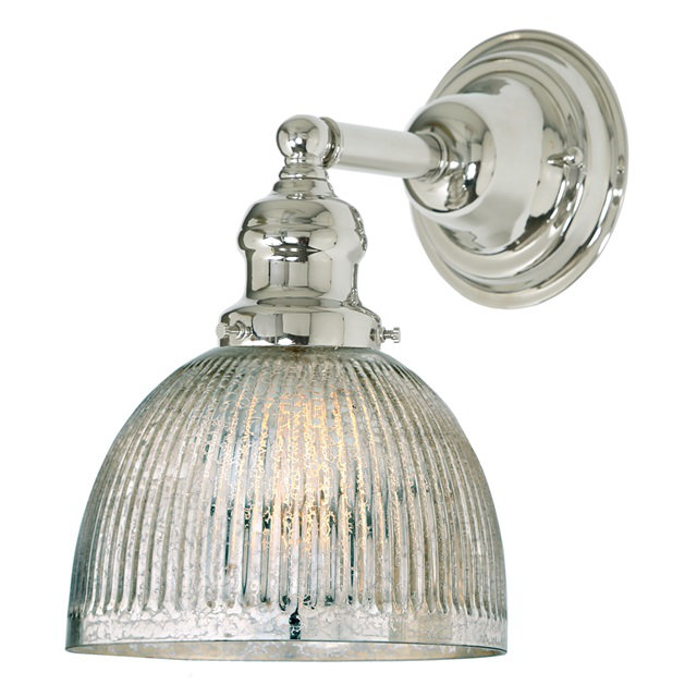 Shumway Armed Sconce, Polished Nickel
