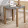 Aston 21" Wide Rustic Industrial Solid Wood Concrete Like Finish Square End Table