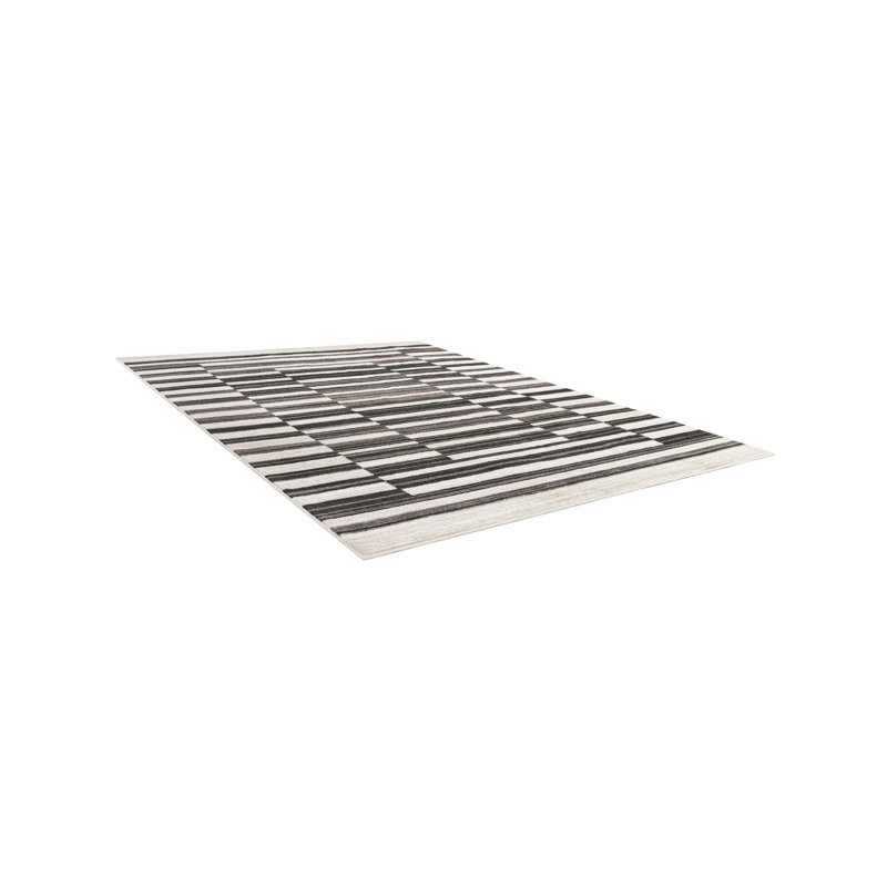  Myra Odyssey Rug, Rectangle 5'1" x 8', Black/White