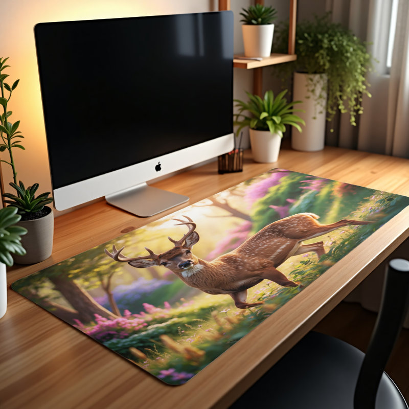 Polyester Desk Pad, 14.4x12.1