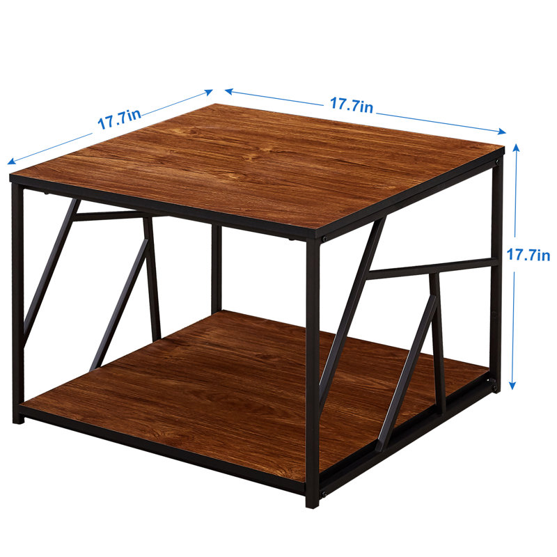 Table de bout avec rangement Makenna