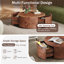 Table basse rotative Burl