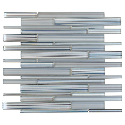 11.8" x 12.2" Glass Mosaic Tile