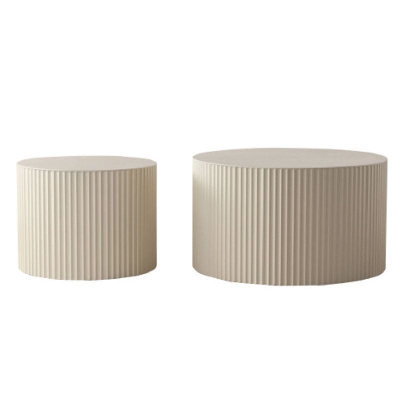 Ensemble de 2 tables basses Modern Modern, H 14,92 po x L 33,86 po x l 33,86 po